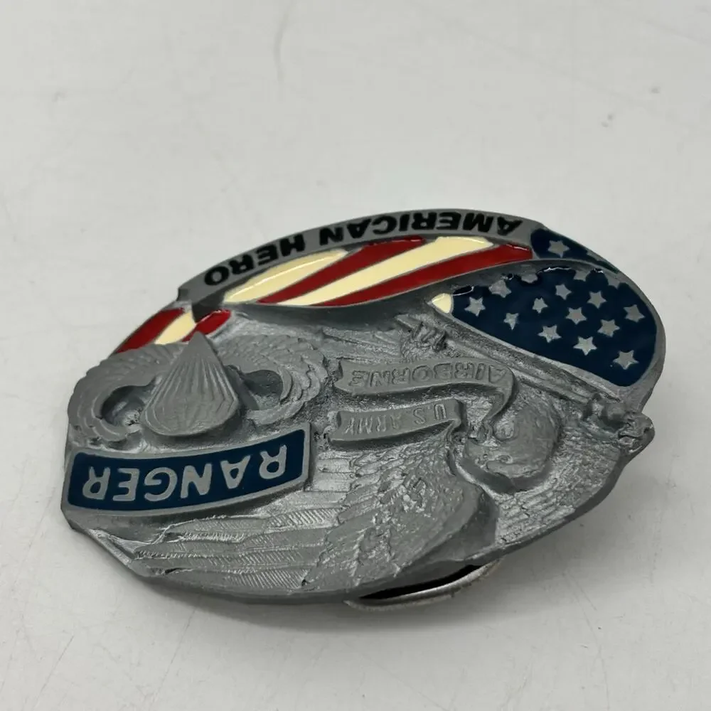 Great American Buckle for Belts American Hero Ranger Eagle